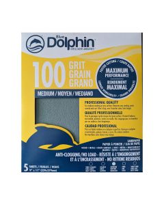 Blue Dolphin 9" x 11" 5pk Anti-Clog Sandpaper