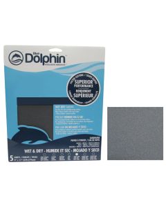Blue Dolphin 5-pack 9-inch x 11-inch Wet & Dry Sandpaper