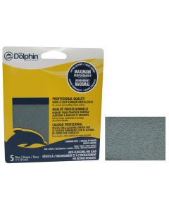 Blue Dolphin 5-pack 5-inch No-Hole, Hook & Loop Sanding Discs