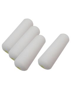 T.S. Simms 4-pack Super Fine Foam Mini-Roller Refills 100mm