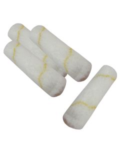 T.S. Simms 4-pack Gold Stripe Fabric Mini-Roller Refills 100mm
