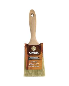 Simms Stain Paint Brush - Natural Bristle 