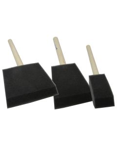 T.S. Simms 3-piece High Density Foam Paint Brush Set