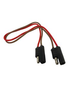 12" MF Flat 2 Way Trailer Plug