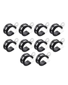 10pk 1-1/2" Metal Loom Clamps