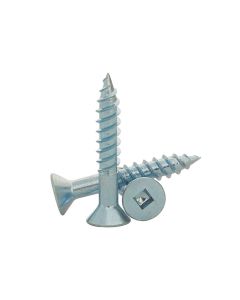 100pk #6 x 1-1/2" Flat Wood Screws