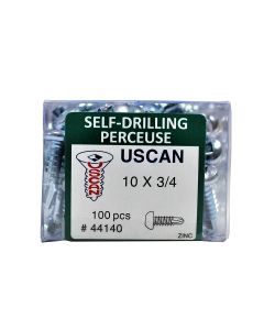 100pk #10 16 x 3/4" Pan Self Dri. Screws