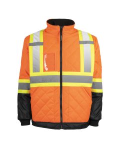 Hi-V-z Orange Poly Freezer Jacket