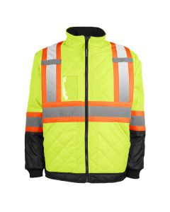  HI-Viz Yellow Freezer Jacket 