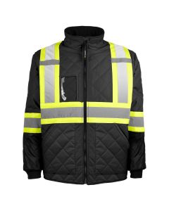 Terra Hi-Vis Black Freezer Jacket