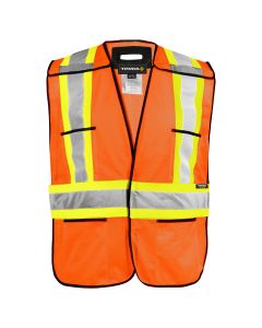 Terra Hi-Vis 5-Point Tear-Away Safety Vest Velcro