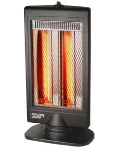 PowerZone 400/800 W Halogen Radiant Oscillating Space Heater, 