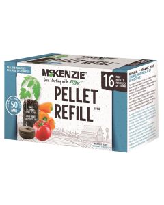 McKenzie Jiffy 16 Peat Pellet TomatoRefill 50mm