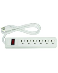 Power bar w/6 outlet and surge