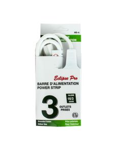 4' 3-Plug Heavy Duty Extension Cord 