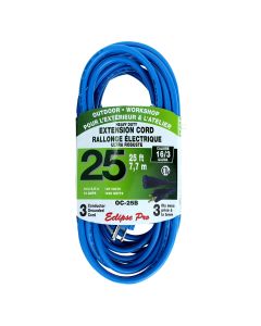 25' Blue Extension Cord