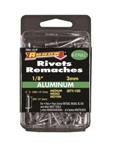 Arrow RMA1/8IP 100-pack 1/8 x 1/4-inch Aluminum Blind Rivets