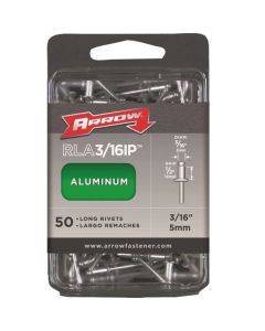 Arrow RLA3/16IP 50-pack 3/16 x 1/2-inch Aluminum Blind Rivets