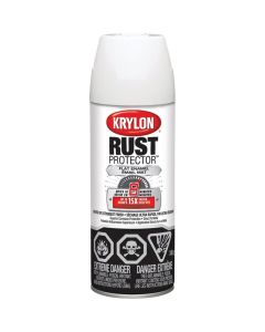Rust Protector 469034 Rust Preventive Enamel Spray Paint, 340 g, Flat, 25 sq-ft Coverage, 0.82 Specific Gravity