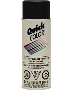RUST-OLEUM 10oz Flat Black Enamel Spray Paint