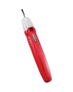 GB GCV-3206 Voltage Probe and Continuity Tester with Screwdriver Tip, Battery, LED Display, Red