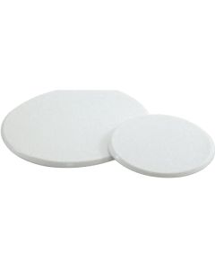 Shepherd Hardware 9952 Protective Pad, 1 in Dia, Felt Cloth, Beige
