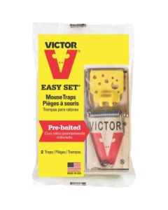 Victor M035 2-pack Easy Set Mouse Traps