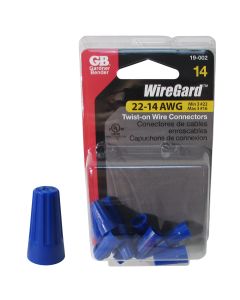 Gardner Bender 19-002 14-pack 22-16 AWG Twist-On Wire Connectors Blue