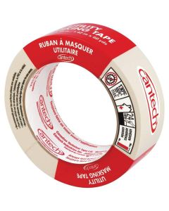 Cantech 302 Series 302-36 Utility-Grade Masking Tape, 55 m L, 36 mm W, Natural