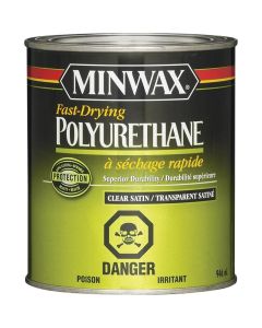 Minwax 310014444 236ml Clear Satin Interior Varnish
