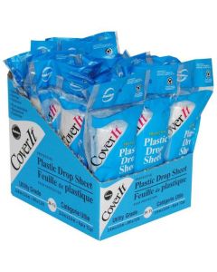 CoverIt 331-00 8-ft x 12-ft Light Duty Plastic Drop Sheet