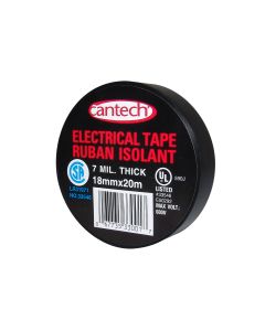 CanTech 330-01 18mm x 20M Electrical Tape - Black