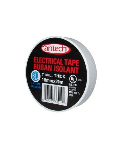 CanTech 330-10 18mm x 20M Electrical Tape - White