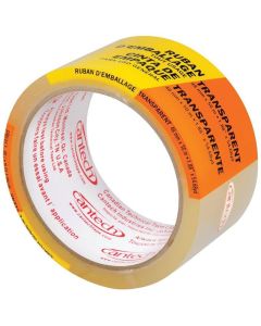 Cantech 34300 Packaging Tape, 50 m L, 48 mm W, Clear