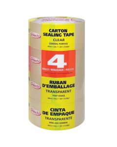 CanTech 4pk 48mm x 50M Packing Tape