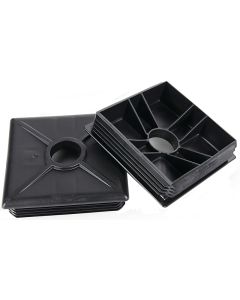 Camco 2pk Blk RV Bumper Caps