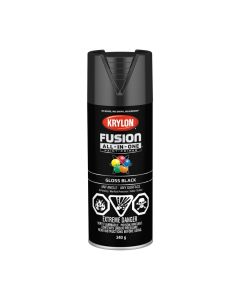 Krylon Fusion All-In-One 427020007 Gloss Black Spray Paint
