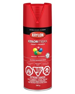 Krylon COLORmaxx 340g Gloss Red Paint+Primer