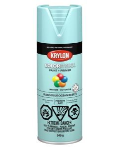 Krylon 340g Gloss Blue Paint+Primer
