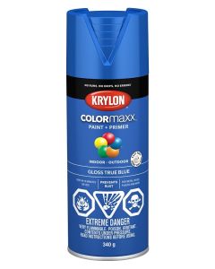 Krylon Colormaxx 340g Gloss Blue Paint+Primer