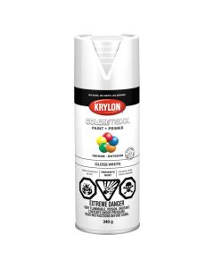 Krylon COLORmaxx K05545007 Gloss White Spray Paint