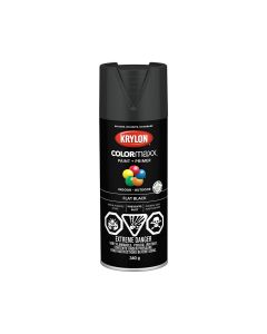 Krylon COLORmax 340g Flat Black Paint+Primer 