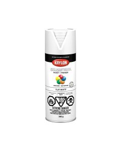 Krylon COLORmaxx 340g Flat White Paint + Primer