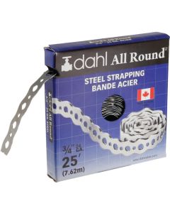 Dahl 24G 3/4" x 25' Steel Strapping