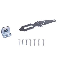 3" Fixed Staple Riveted Hinge Safety Hasp