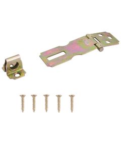 2-1/2" Light Duty Satin Brass Safety Hasp
