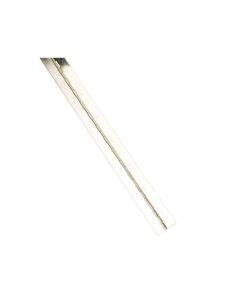 1-1/2" x 30" Bright Nickel Continuous Door Leaf Hinge