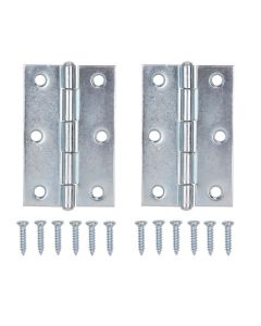 2-pack 3" x 2" Narrow Utility Door Leaf Hinge