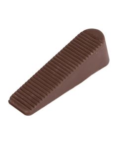 1-1/4" x 4" Triangle Wedge Brown Door Stop