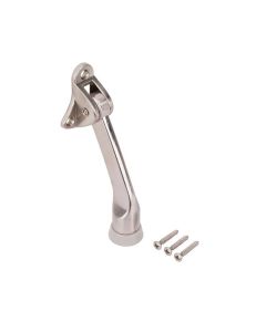 5-3/8" x 1-5/8" Brushed Nickel Kick Down Door Holder